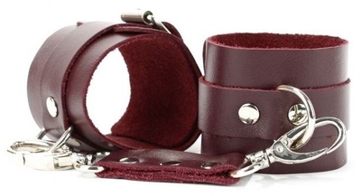 Бордовые наручники Maroon Handcuffs - фото, цены