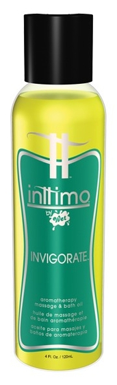 Масло для массажа Inttimo Invigorate с ароматом эвкалипта и лимона - 120 мл. - фото, цены