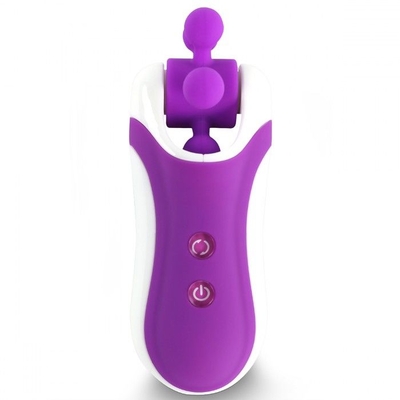 Фиолетовый оросимулятор Clitella со сменными насадками для вращения - фото, цены
