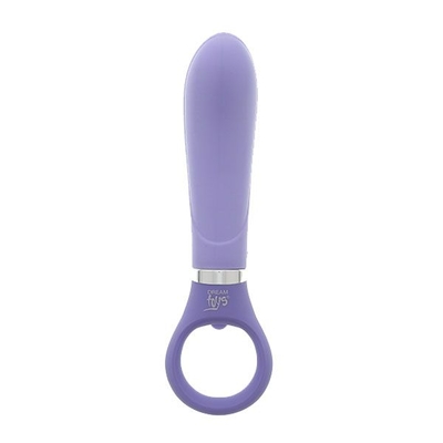 Фиолетовый анальный вибратор Good Vibes Ring-g Smooth - 15,5 см. - фото, цены