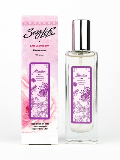 Женская парфюмерная вода с феромонами Sexy Life Attraction - 30 мл. - фото, цены