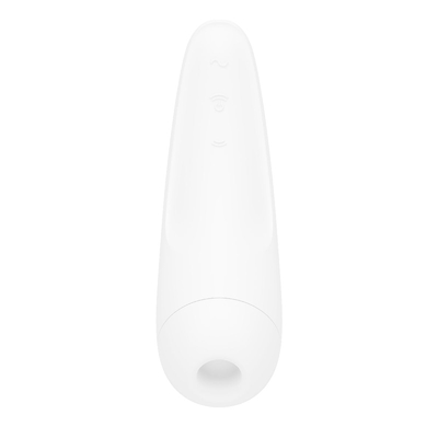 Белый вакуум-волновой стимулятор Satisfyer Curvy 2+ - фото, цены