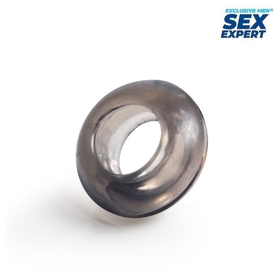 Дымчатое круглое эрекционное кольцо-пончик - фото, цены
