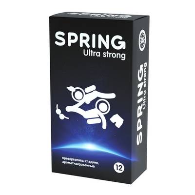 Ультрапрочные презервативы Spring Ultra Strong - 12 шт. - фото, цены