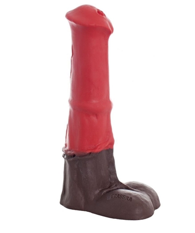 Красный фаллоимитатор коня Генри - 35 см. - фото, цены
