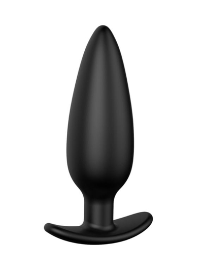 Черная анальная пробка №07 Self Penetrating Butt Plug - 12 см. - фото, цены