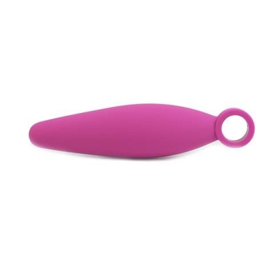 Розовая анальная пробка Climax Anal Finger Plug - 10,5 см. - фото, цены