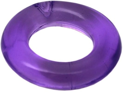 Фиолетовое гладкое эрекционное кольцо - фото, цены