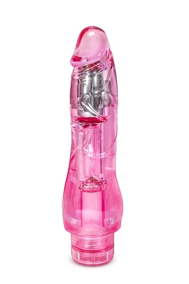 Розовый вибратор-реалистик Fantasy Vibe - 22,8 см. - фото, цены