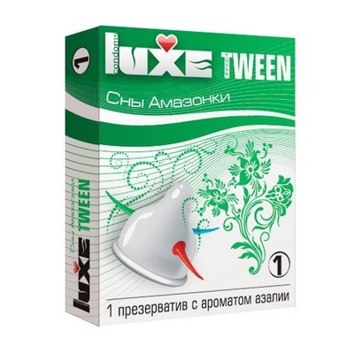 Презерватив Luxe Tween Сны амазонки с ароматом азалии - 1 шт. - фото, цены