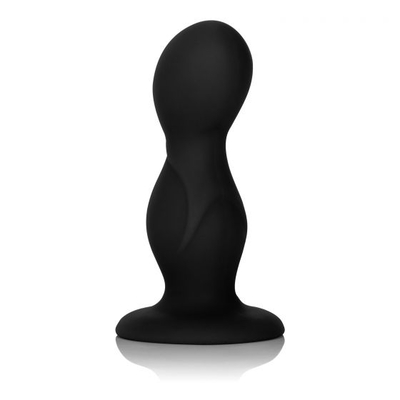 Черный анальный стимулятор Silicone Back End Play - 10,75 см. - фото, цены