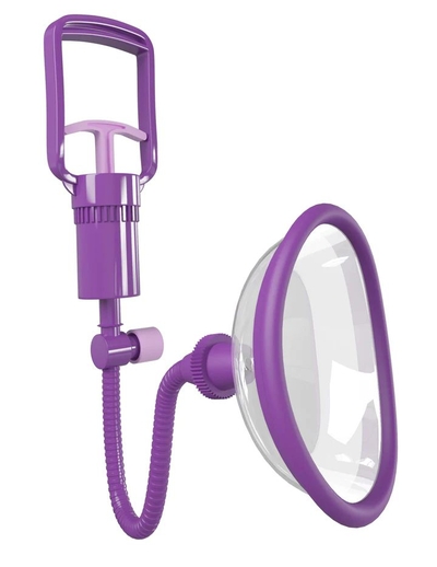 Фиолетовая клиторальная помпа Pleasure Pump - фото, цены