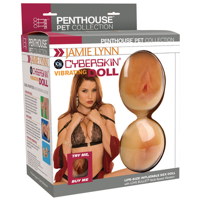 Секс-кукла с вибрирующей вагиной и анусом Jamie Lynn CyberSkin Vibrating Doll with Pussy Ass - фото, цены