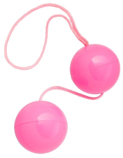 Розовые вагинальные шарики Bi-balls - фото, цены