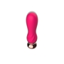 Розовый мини-вибратор Mini Vibrator с пультом ду - 12,5 см.