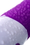 Фиолетовый вибратор Jos Taty с пульсирующими шариками - 21,5 см.