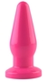 Розовая анальная втулка из эластомера Popo Pleasure - 13,6 см.