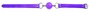 Кляп-шар на фиолетовых ремешках Solid Ball Gag