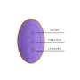 Фиолетовый вибратор Susie с возвратно-поступательными движениями - 25,2 см.
