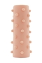 Телесная насадка на пенис с шишечками XLover - 14,5 см.