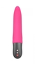 Розовый вибратор с тонким кончиком Diva Dolphin - 19,4 см.
