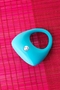 Голубое эрекционное виброкольцо Toyfa A-Toys из силикона