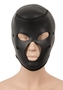 Черная маска-шлем с перфорацией
