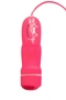 Розовая вибровтулка с выносным пультом управления вибрацией popo Pleasure - 11,9 см.