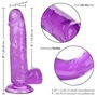 Фиолетовый фаллоимитатор Size Queen 6 - 20,25 см.