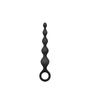 Чёрная анальная цепочка Perles D Lux Short - 16,5 см.