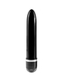 Чёрный вибратор-реалистик 5 Vibrating Stiffy - 16,5 см.