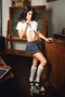 Игровой костюм Скромная школьница : топ и мини-юбка