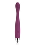 Фиолетовый вибратор Cici с гнущейся головкой - 18,2 см.