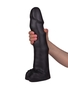 Чёрный фаллоимитатор-гигант Tyrant - 36 см.