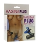 Клиторальный стимулятор на ремешках с вагинальным отростком Vagina Plug