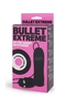 Чёрное виброяйцо с пультом Bullet Extreme