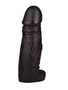 Чёрный фаллоимитатор-гигант Despot - 28 см.