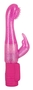 Розовый G-стимулятор с клиторальный отростком Rotating G-spot Rabbit - 25 см.