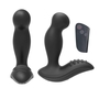 Черный вибромассажер простаты 3,5’’ Remote Control P-spot Massager - 12,5 см.