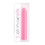 Розовый вибромассажер Climax Silk 7.5 Vibe - 19 см.