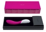Вибромассажер Mona 2 ярко-розового цвета - 20 см.