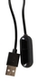 Чёрное виброяйцо с питанием от USB-порта Intensive