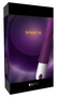 Фиолетовый гибкий рельефный вибратор Sparta - 23 см.