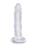 Прозрачный фаллоимитатор King Cock Clear 6 Cock - 18,4 см.
