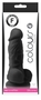 Черный фаллоимитатор на присоске Pleasures 4 - 14,2 см.