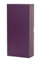 Фиолетовый вибромассажер Smon №1 с бугорками - 21,5 см.