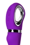 Фиолетовый вибратор Pilo с wow-режимом - 20 см.