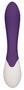 Фиолетовый вибратор G Spice с функцией нагрева - 20,8 см.