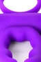 Фиолетовое эрекционное виброкольцо Ares