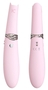 Нежно-розовый вибромассажер Miiss Cc с мембранным стимулятором - 18,5 см.